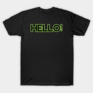 Embracing New Beginnings with a Friendly Greeting T-Shirt